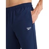 image:imageReebok Mens Repeat Woven Pant Standard Fit 30 Inseam Lightweight Stretch PolyBlend FabricVector Navy