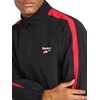 image:imageReebok Mens Ri Cross Check Woven Jacket Standard Fit Lightweight Nylon FabricBlack