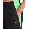 image:imageReebok Mens Running Pant Standard Fit 31 Inseam Lightweight Poly FabricBlackSolar Lime