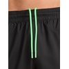image:imageReebok Mens Running Pant Standard Fit 31 Inseam Lightweight Poly FabricBlackSolar Lime