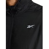 image:imageReebok Mens Running Woven Wind Jacket Standard Fit Lightweight Nylon FabricBlack