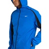 image:imageReebok Mens Running Woven Wind Jacket Standard Fit Lightweight Nylon FabricOptimum Blue