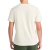 image:imageReebok Mens Short Sleeve Crewneck Embroidered TShirt Standard Fit Lightweight Stretch Cotton FabricAlabaster  Vector Embroidery