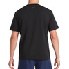 image:imageReebok Mens Short Sleeve Crewneck Embroidered TShirt Standard Fit Lightweight Stretch Cotton FabricBlack  Overdrive
