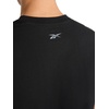 image:imageReebok Mens Short Sleeve Crewneck Embroidered TShirt Standard Fit Lightweight Stretch Cotton FabricBlack  Overdrive
