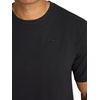 image:imageReebok Mens Short Sleeve Crewneck Embroidered TShirt Standard Fit Lightweight Stretch Cotton FabricBlack  Supreme Embroidery
