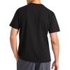 image:imageReebok Mens Short Sleeve Crewneck Embroidered TShirt Standard Fit Lightweight Stretch Cotton FabricBlack  Vector Embroidery