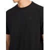image:imageReebok Mens Short Sleeve Crewneck Embroidered TShirt Standard Fit Lightweight Stretch Cotton FabricBlack  Vector Embroidery