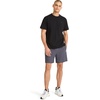 image:imageReebok Mens Short Sleeve Crewneck Embroidered TShirt Standard Fit Lightweight Stretch Cotton FabricBlack  Vector Embroidery