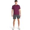 image:imageReebok Mens Short Sleeve Crewneck Embroidered TShirt Standard Fit Lightweight Stretch Cotton FabricBlack Cherry  Vector Embroidery