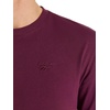 image:imageReebok Mens Short Sleeve Crewneck Embroidered TShirt Standard Fit Lightweight Stretch Cotton FabricBlack Cherry  Vector Embroidery