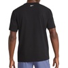 image:imageReebok Mens Short Sleeve Crewneck Embroidered TShirt Standard Fit Lightweight Stretch Cotton FabricBlackStark White  Overdrive