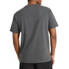 image:imageReebok Mens Short Sleeve Crewneck Embroidered TShirt Standard Fit Lightweight Stretch Cotton FabricCharcoal Heather  Vector Embroidery