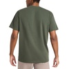 image:imageReebok Mens Short Sleeve Crewneck Embroidered TShirt Standard Fit Lightweight Stretch Cotton FabricGrit Green  Premier Embroidery