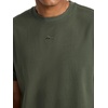 image:imageReebok Mens Short Sleeve Crewneck Embroidered TShirt Standard Fit Lightweight Stretch Cotton FabricGrit Green  Premier Embroidery