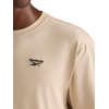 image:imageReebok Mens Short Sleeve Crewneck Embroidered TShirt Standard Fit Lightweight Stretch Cotton FabricHumus  Vector Embroidery
