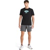 image:imageReebok Mens Short Sleeve Graphic Crewneck TShirt Standard Fit Lightweight CottonPoly FabricBlack  Graphic