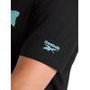 image:imageReebok Mens Short Sleeve Graphic Crewneck TShirt Standard Fit Lightweight CottonPoly FabricBlack  Graphic