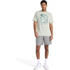 image:imageReebok Mens Short Sleeve Graphic Crewneck TShirt Standard Fit Lightweight CottonPoly FabricDesert Sage  Box