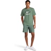 image:imageReebok Mens Short Sleeve Graphic Crewneck TShirt Standard Fit Lightweight CottonPoly FabricDuck Green  Vertigo