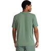 image:imageReebok Mens Short Sleeve Graphic Crewneck TShirt Standard Fit Lightweight CottonPoly FabricDuck Green  Vertigo