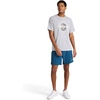 image:imageReebok Mens Short Sleeve Graphic Crewneck TShirt Standard Fit Lightweight CottonPoly FabricGrey Heather  All Sports