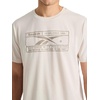 image:imageReebok Mens Short Sleeve Graphic Crewneck TShirt Standard Fit Lightweight CottonPoly FabricPumice Stone  Locker