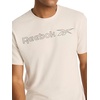 image:imageReebok Mens Short Sleeve Graphic Crewneck TShirt Standard Fit Lightweight CottonPoly FabricPumice Stone  Outline