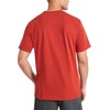 image:imageReebok Mens Short Sleeve Graphic Crewneck TShirt Standard Fit Lightweight CottonPoly FabricRed Ochre  Vortex
