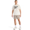 image:imageReebok Mens Short Sleeve Graphic Crewneck TShirt Standard Fit Lightweight CottonPoly FabricSeed Pearl  Charade