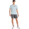 image:imageReebok Mens Short Sleeve Graphic Crewneck TShirt Standard Fit Lightweight CottonPoly FabricSlate  Graphic