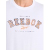 image:imageReebok Mens Short Sleeve Graphic Crewneck TShirt Standard Fit Lightweight CottonPoly FabricStark White  Campus