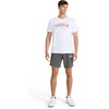 image:imageReebok Mens Short Sleeve Graphic Crewneck TShirt Standard Fit Lightweight CottonPoly FabricStark White  Campus