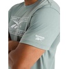 image:imageReebok Mens Short Sleeve Graphic Crewneck TShirt Standard Fit Lightweight CottonPoly FabricVintage Moss  Locker