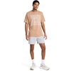 image:imageReebok Mens Short Sleeve Graphic Crewneck TShirt Standard Fit Lightweight CottonPoly FabricWoodsmoke  Vortex