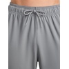 image:imageReebok Mens Slam Dunk Cinch Pant Standard Fit 31 Inseam Lightweight Stretch Poly Jersey FabricGrey