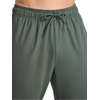 image:imageReebok Mens Slam Dunk Cinch Pant Standard Fit 31 Inseam Lightweight Stretch Poly Jersey FabricGrit Green