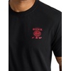 image:imageReebok Mens Small Logo Crewneck TShirt Standard Fit Lightweight CottonPoly Jersey FabricBlack  Globe