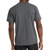 image:imageReebok Mens Small Logo Crewneck TShirt Standard Fit Lightweight CottonPoly Jersey FabricCharcoal Heather  Embroidery