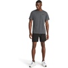 image:imageReebok Mens Small Logo Crewneck TShirt Standard Fit Lightweight CottonPoly Jersey FabricCharcoal Heather  Embroidery