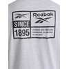 image:imageReebok Mens Small Logo Crewneck TShirt Standard Fit Lightweight CottonPoly Jersey FabricGrey Heather  Expo