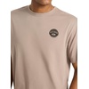 image:imageReebok Mens Small Logo Crewneck TShirt Standard Fit Lightweight CottonPoly Jersey FabricGritty Grey  Hooptastic