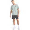 image:imageReebok Mens Small Logo Crewneck TShirt Standard Fit Lightweight CottonPoly Jersey FabricIceberg Green  Bebop