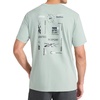 image:imageReebok Mens Small Logo Crewneck TShirt Standard Fit Lightweight CottonPoly Jersey FabricIceberg Green  Bebop
