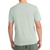 image:imageReebok Mens Small Logo Crewneck TShirt Standard Fit Lightweight CottonPoly Jersey FabricIceberg Green  Small Embroidery