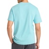 image:imageReebok Mens Small Logo Crewneck TShirt Standard Fit Lightweight CottonPoly Jersey FabricMarine Blue  Small Embroidery