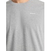 image:imageReebok Mens Small Logo Crewneck TShirt Standard Fit Lightweight CottonPoly Jersey FabricMedium Grey Heather  Schematic