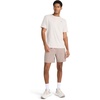 image:imageReebok Mens Small Logo Crewneck TShirt Standard Fit Lightweight CottonPoly Jersey FabricPumice Stone  Schematic