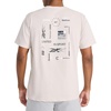 image:imageReebok Mens Small Logo Crewneck TShirt Standard Fit Lightweight CottonPoly Jersey FabricSilver Cloud  Bebop