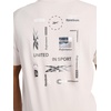 image:imageReebok Mens Small Logo Crewneck TShirt Standard Fit Lightweight CottonPoly Jersey FabricSilver Cloud  Bebop